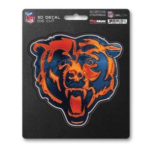 Chicago Bears Decal 5x8 Die Cut 3D Logo Design