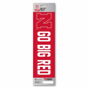 Nebraska Cornhuskers Decal Die Cut Slogan Pack