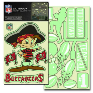 Tampa Bay Buccaneers Decal Lil Buddy Glow in the Dark Kit