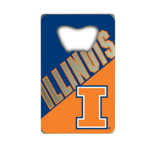 Illinois Fighting Illini Bottle Opener Credit Card Style