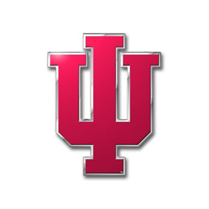 Indiana Hoosiers Auto Emblem Color