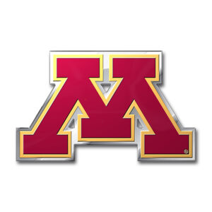 Minnesota Golden Gophers Auto Emblem - Color