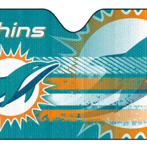 Miami Dolphins Auto Sun Shade - 59"x27"