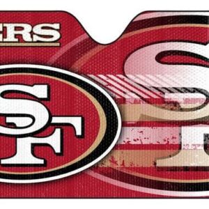 San Francisco 49ers Auto Sun Shade - 59"x27"