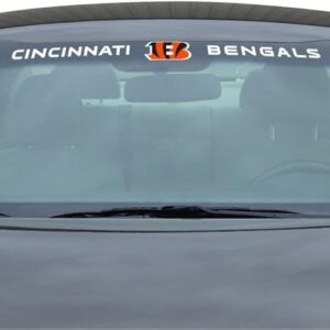 Cincinnati Bengals Decal 35x4 Windshield Style