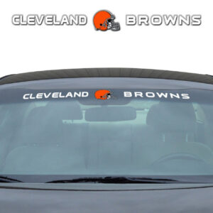 Cleveland Browns Decal 35x4 Windshield