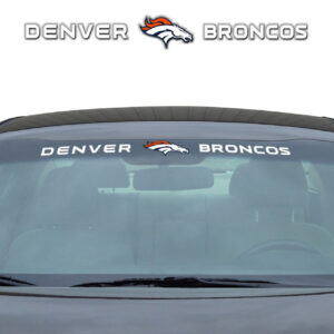 Denver Broncos Decal 35x4 Windshield