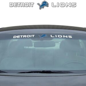 Detroit Lions Decal 35x4 Windshield Style