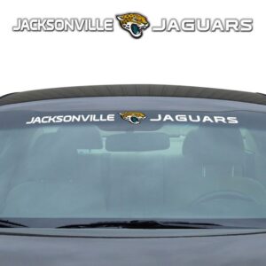 Jacksonville Jaguars Decal 35x4 Windshield
