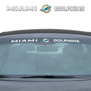 Miami Dolphins Decal 35x4 Windshield