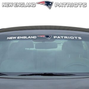 New England Patriots Decal 35x4 Windshield Style