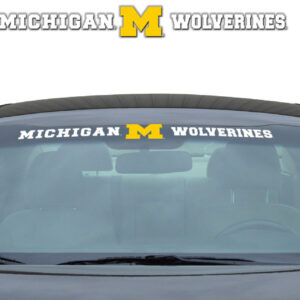 Michigan Wolverines Decal 35x4 Windshield