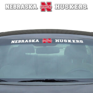 Nebraska Cornhuskers Decal 35x4 Windshield