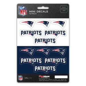 New England Patriots Decal Set Mini 12 Pack