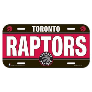 Toronto Raptors License Plate Plastic