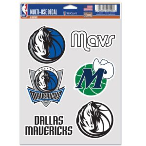 Dallas Mavericks  Decal Multi Use Fan 6 Pack