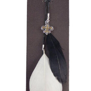 New Orleans Saints Team Color Feather Hair Clip CO