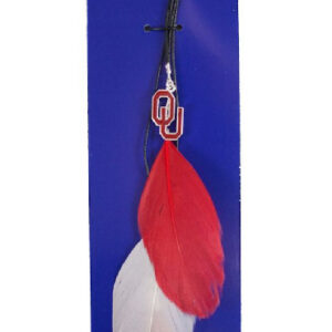Oklahoma Sooners Team Color Feather Hair Clip