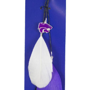 Kansas State Wildcats Team Color Feather Hair Clip