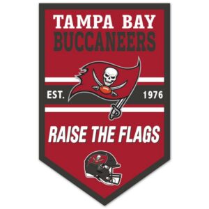 Tampa Bay Buccaneers Sign 11x17 Wood Chevron