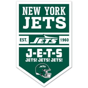 New York Jets Sign 11x17 Wood Chevron