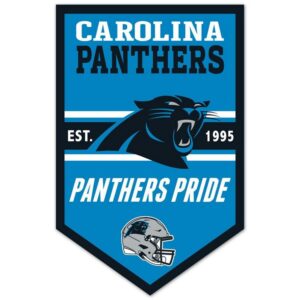 Carolina Panthers Sign 11x17 Wood Chevron