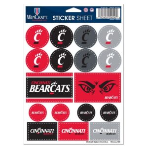 Cincinnati Bearcats Decal Sheet 5x7 Vinyl