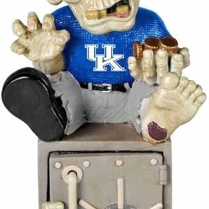 Kentucky Wildcats Zombie Figurine Bank