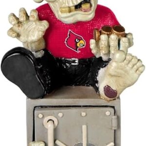 Louisville Cardinals Zombie Figurine Bank