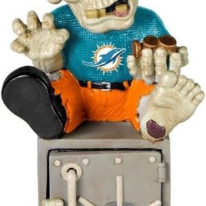 Miami Dolphins Zombie Figurine Bank