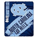 North Carolina Tar Heels Blanket 50x60 Fleece Painted Design