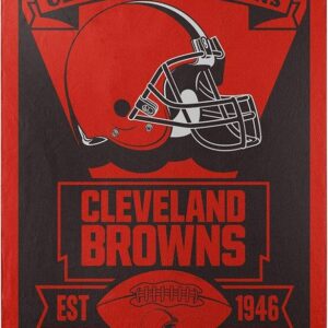 Cleveland Browns Blanket 50x60 Fleece Marque Design