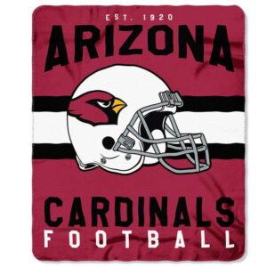 Arizona Cardinals Blanket 50x60 Fleece Singular Design