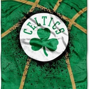 Boston Celtics Blanket 60x80 Raschel Shadow Play Design