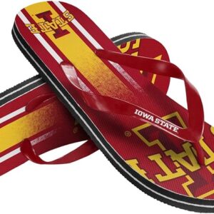 Iowa State Cyclones Flip Flop Unisex Gradient Big Logo - (1 Pair) - L