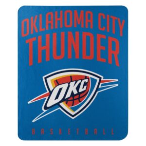 Oklahoma City Thunder Blanket 50x60 Fleece Lay Up Design