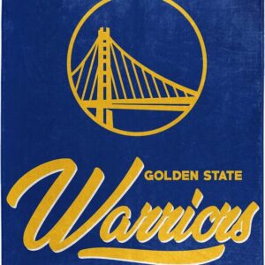 Golden State Warriors Blanket 50x60 Raschel Signature Design