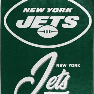 New York Jets Blanket 50x60 Raschel Signature Design