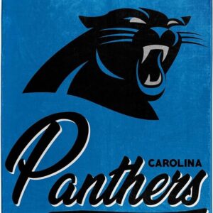 Carolina Panthers Blanket 50x60 Raschel Signature Design