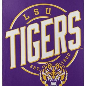 LSU Tigers Blanket 50x60 Fleece Campaign Design