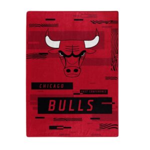 Chicago Bulls Blanket 60x80 Raschel Digitize Design
