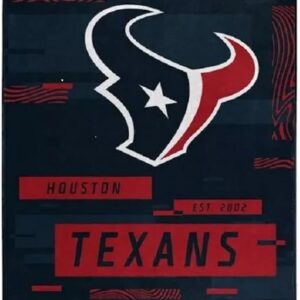 Houston Texans Blanket 60x80 Raschel Digitize Design