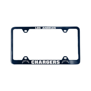 Los Angeles Chargers License Plate Frame Laser Cut Blue