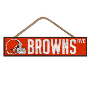 Cleveland Browns Sign 4x17 Wood Avenue Design