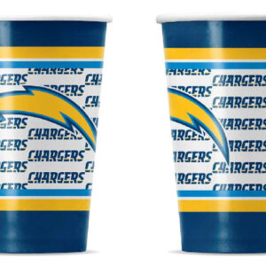 Los Angeles Chargers Disposable Paper Cups