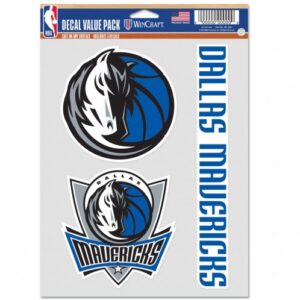 Dallas Mavericks  Decal Multi Use Fan 3 Pack
