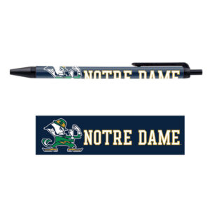 Notre Dame Fighting Irish Pens 5 Pack Leprechaun Design