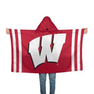 Wisconsin Badgers Hoodie Flag