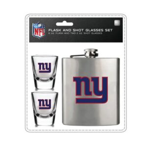 New York Giants Flask and Shot Glass Set