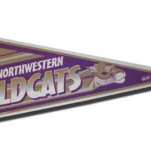 Northwestern Wildcats Pennant 12x30 Carded Rico